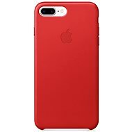 iPhone 7 Plus bőrtok, piros - Telefon tok