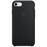 Apple iPhone 8/7 fekete szilikon tok - Telefon tok