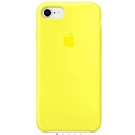 iPhone 8/7 Silikónový kryt žiarivo žltý - Ochranný kryt