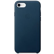 iPhone 8/7 Kožený kryt vesmírne modrý - Kryt na mobil