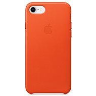 Apple iPhone 8/7 Hülle aus Leder Hellorange - Schutzabdeckung