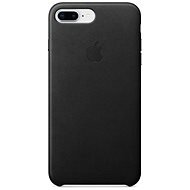 iPhone 8 Plus/7 Plus Leather Case Black - Phone Cover