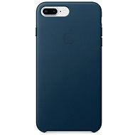 iPhone 8 Plus/7 Plus Lederhülle blau - Handyhülle