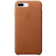 iPhone 8 Plus/7 Plus Kožený kryt sedlovo hnedý - Kryt na mobil