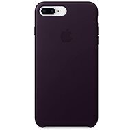iPhone 8 Plus/7 Plus Kožený kryt lykovcovo fialový - Ochranný kryt