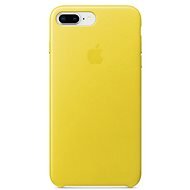 iPhone 8 Plus/7 Plus Leather Case Spring Yellow - Phone Cover