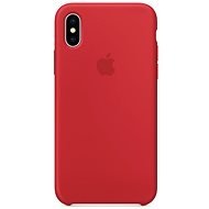iPhone X Silikónový kryt červený - Kryt na mobil