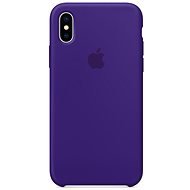 iPhone X Silicone Cover Dark Purple - Protective Case
