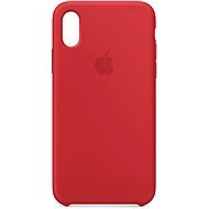 iPhone XS Silikónový kryt červený - Kryt na mobil