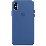 iPhone XS Silikonhülle Delfin Blau - Handyhülle