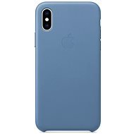 iPhone XS Lederhülle Blau - Handyhülle