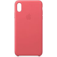 iPhone XS Max Leather Cover Peony Pink - Phone Cover