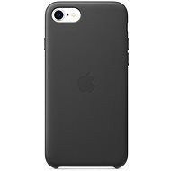 Apple iPhone SE 2020/ 2022 fekete bőr tok - Telefon tok