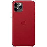 Apple iPhone 11 Pro piros bőr tok - Telefon tok