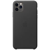 Apple iPhone 11 Pro Max Bőrtok fekete - Telefon tok