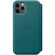Apple iPhone 11 Pro Folio bőrtok - pávakék - Telefon tok