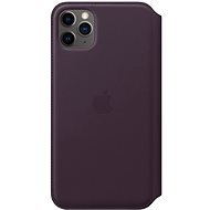 Apple iPhone 11 Pro Max Leather Folio, Eggplant - Phone Case