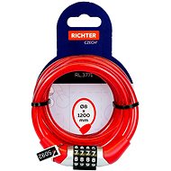 Richter Czech RL.3771.8x1200. CRV steel cable lock, 8 x 120 cm - Cable Lock