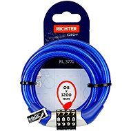 Richter Czech RL.3771.8x1200. MOD steel cable lock, 8 x 120 cm - Cable Lock
