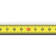 Richter Steel tape measure yellow with zero left 2 m - Metre