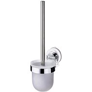 Ridder Vacuum holder with toilet brush and cup, chrome - Toilet Brush