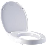 Ridder toilet seat soft close, duroplast, raised 5 cm, white - Toilet Seat