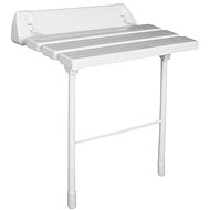 Ridder HANDICAP folding shower seat with support, white, A0020301 - Showe Seat