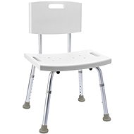 Ridder HANDICAP chair with backrest, height adjustable, white, A00602101 - Showe Seat