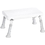 Ridder Senior program Chair with adjustable height, white seat, 150 kg capacity, A0102601 - Showe Seat