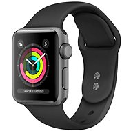 Refurbished Apple Watch Series 4 40mm Space Black Aluminium with Black Sports Strap - Smart Watch
