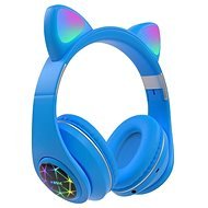 Oxe Bluetooth dětská sluchátka s ouškama modrá - Wireless Headphones