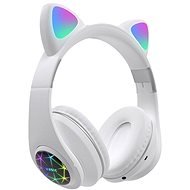 Oxe Bluetooth detské slúchadlá s uškami biela - Bezdrôtové slúchadlá