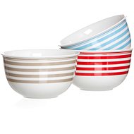 RITZENHOFF BREKER MODERN STRIPES Cereal Bowls, 3ct - Small Bowl