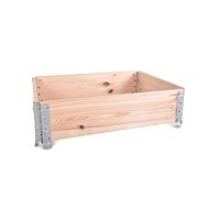 ROJAPLAST Raised garden bed, foldable, wood, pine 80 × 60 × 20 cm - Raised Garden Bed