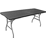 ROJAPLAST Garden table, folding, 180 cm, black - Garden Table