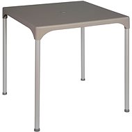 ROJAPLAST Garden table PRIME, 70 cm, taupe - Garden Table