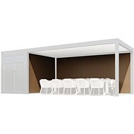 ROJAPLAST WPC wall for PRESTIGE shelter, 3 m - Car Shelter