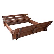 ROJAPLAST Sandpit with benches - Sandpit