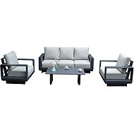 ROJAPLAST Garden furniture set LUCERNE, clay - Garden Furniture