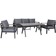 ROJAPLAST Garden furniture set SIBIU, aluminium - Garden Furniture