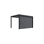 ROJAPLAST Apron - pergola bioclimatic 4 m, dark grey - Screen