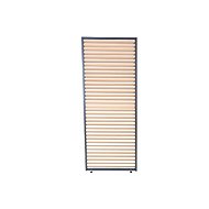 ROJAPLAST Apron - pergola bioclimatic panel, horizontal, folding slats 1 m, anthracite - Pergola Privacy Panel