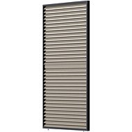 ROJAPLAST Apron - pergola bioclimatic panel, horizontal, folding slats 1,3 m, anthracite - Pergola Privacy Panel