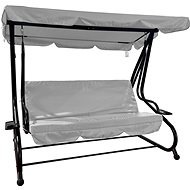 ROJAPLAST Garden swing for 3 persons DE LUXE II, grey - Garden Swing