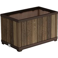 KETER Flowerpot DECO RECTANGLE, walnut - Flower Pot