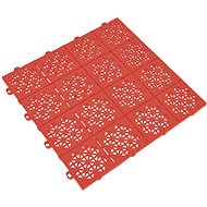 ROJAPLAST WPC tiles ATENA, red, 11 pcs - WPC Tiles