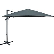 ROJAPLAST Garden parasol DELUXE side, grey 270 × 270 cm - Sun Umbrella
