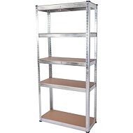 ROJAPLAST Metal shelf 150 × 70 × 30 cm, 5 shelves - Shelving Unit
