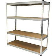ROJAPLAST Metal shelf 180 × 160 × 60 cm - Shelving Unit