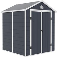 ROJAPLAST Garden house AVE D, grey 190 x 192 x 226 cm - Garden Shed
